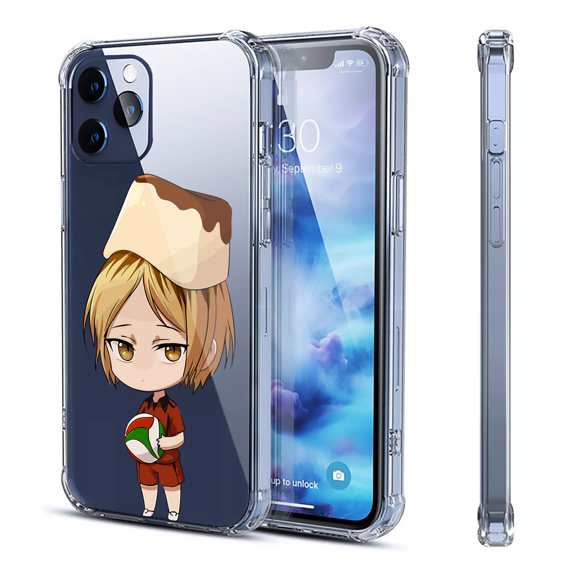 （画像用） ハイキュー!! Haikyu!! 【iPhone 12シリーズ対応】透明スマホケース（クリアソフトケース）